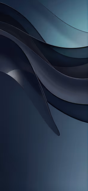 Dark blue wave vertical: gradients mobile wallpaper at 1288×2792