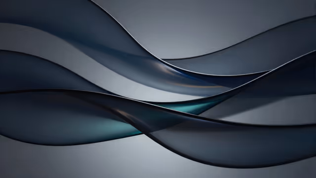 Dark teal wave: gradients desktop wallpaper at 2720×1536