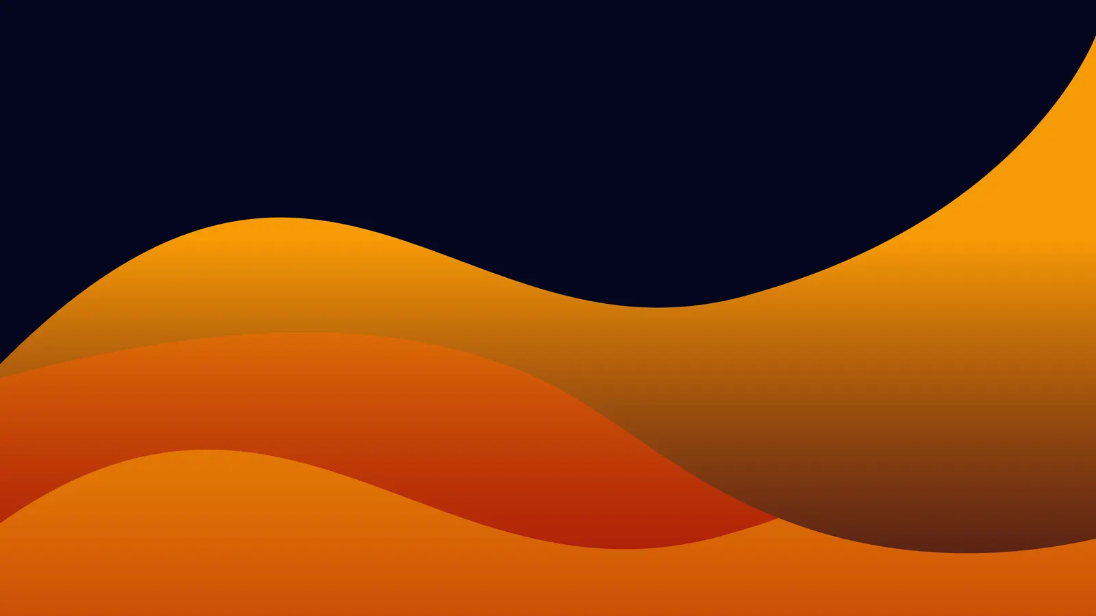Orange wave: gradients desktop wallpaper at 3840×2160