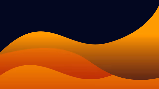 Orange wave: gradients desktop wallpaper at 3840×2160