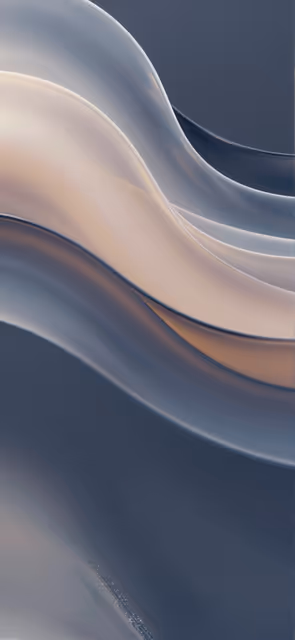 Pastel warm wave vertical: gradients mobile wallpaper at 1288×2792