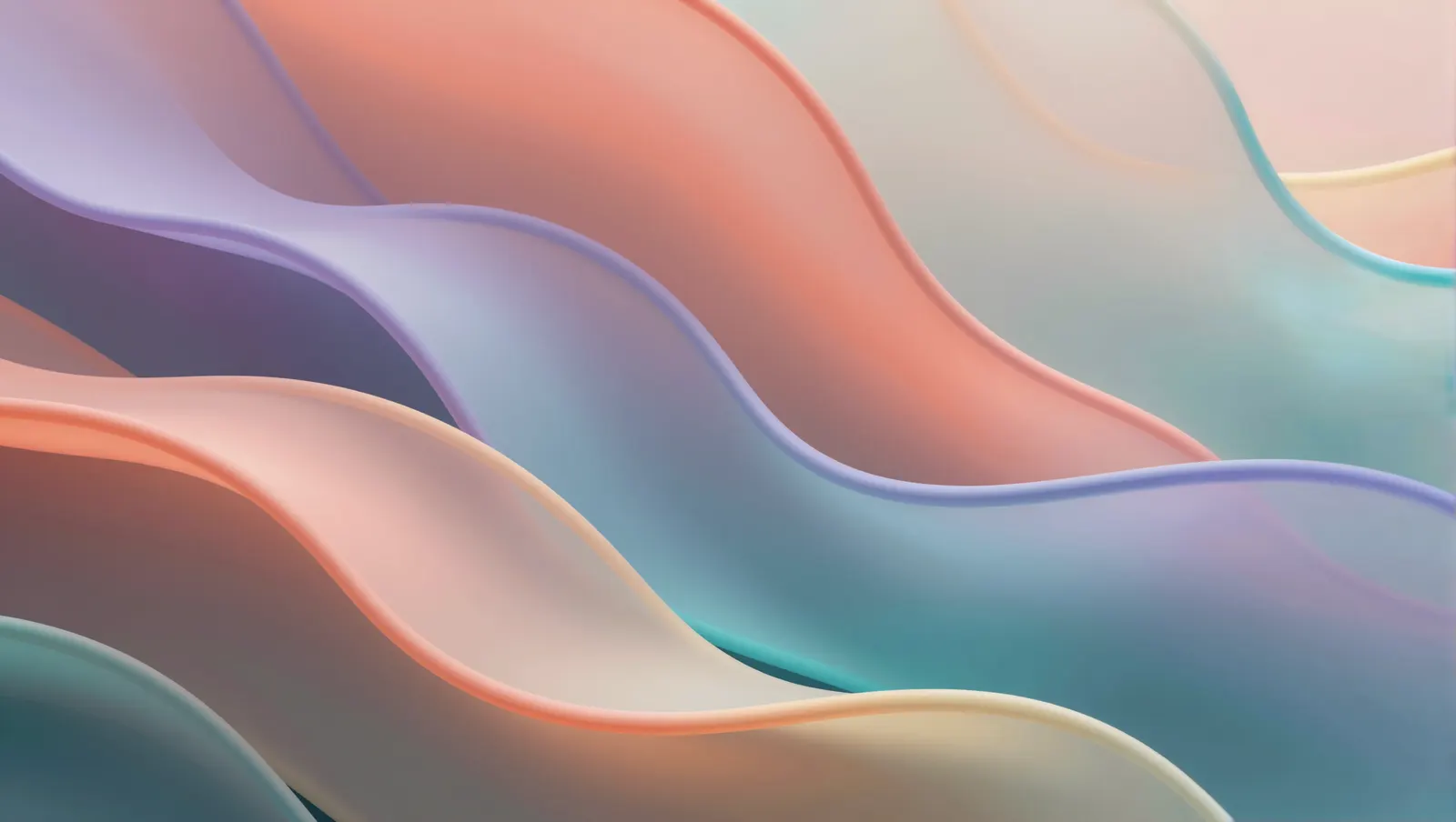 Pastel wave gradient: gradients desktop wallpaper at 2720×1536