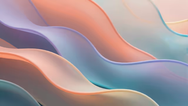 Pastel wave gradient: gradients desktop wallpaper at 2720×1536